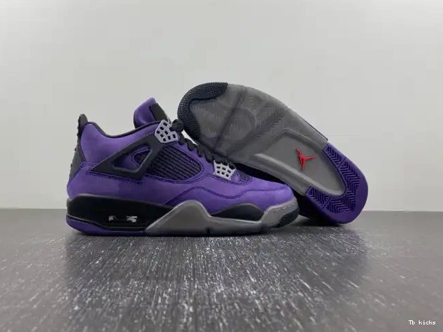 Reps TBK Suede x Air Jordan Scott Purple Travis 4 0602